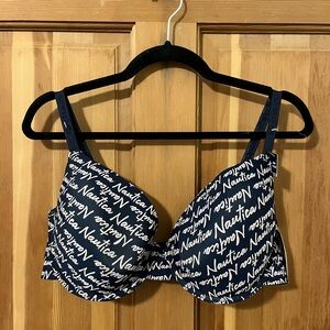 NWT🌊 Nautica Women's Navy Blue Bra Size 42D
